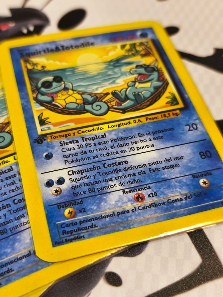 Cartas Custom exclusiva del Card Show Costa del Sol